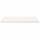 skrivebordsplade 100x60x2,5 cm massivt fyrretræ hvid