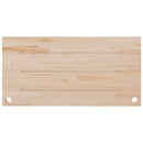 skrivebordsplade 100x60x2,5 cm massivt fyrretræ hvid