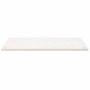 skrivebordsplade 110x60x2,5 cm massivt fyrretræ hvid