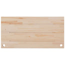 skrivebordsplade 110x60x2,5 cm massivt fyrretræ hvid
