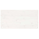 skrivebordsplade 110x60x2,5 cm massivt fyrretræ hvid
