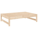 udendørs fodskammel 120x80 cm massivt fyrretræ