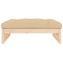 udendørs fodskammel 120x80 cm massivt fyrretræ