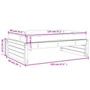 udendørs fodskammel 120x80 cm massivt douglasgran