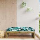 udendørs fodskammel 120x80 cm imprægneret fyrretræ