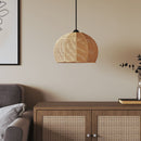 lampeskærm til loftlampe Ø36x26 cm jern og papir