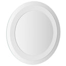 badeværelsesspejl med LED-lys 30 cm rundt