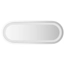 LED-badeværelsesspejl 40x15 cm oval