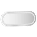 LED-badeværelsesspejl 40x15 cm oval