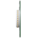 LED-badeværelsesspejl 40x15 cm oval