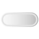 LED-badeværelsesspejl 50x20 cm oval