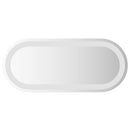 LED-badeværelsesspejl 60x25 cm oval