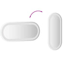 LED-badeværelsesspejl 60x25 cm oval