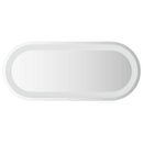 LED-badeværelsesspejl 70x30 cm oval