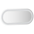 LED-badeværelsesspejl 70x30 cm oval