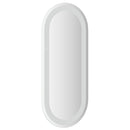 LED-badeværelsesspejl 70x30 cm oval