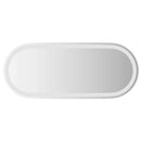 LED-badeværelsesspejl 90x40 cm oval