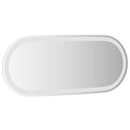 LED-badeværelsesspejl 90x40 cm oval
