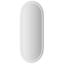 LED-badeværelsesspejl 100x45 cm oval