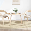 bordplade 100x50x2,5 cm massivt træ ovalt fyrretræ