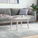 bordplade 40x40x2,5 cm firkantet massivt fyrretræ hvid