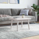 bordplade 60x60x2,5 cm firkantet massivt fyrretræ hvid