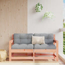hjørnemoduler til havesofa 2 stk. massivt douglasgran