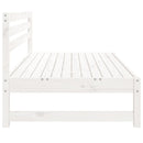 midtermodul til havesofa 120x80 cm massivt fyrretræ hvid