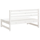 midtermodul til havesofa 120x80 cm massivt fyrretræ hvid