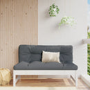 midtermodul til havesofa 120x80 cm massivt fyrretræ hvid