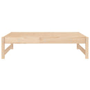 udendørs fodskammel 120x80 cm massivt fyrretræ