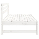 midtermoduler til havesofa 2 stk. 120x80 cm massivt fyr hvid