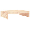 udendørs fodskammel 120x80 cm massivt fyrretræ