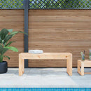 havebænk 110x38x45 cm massivt fyrretræ