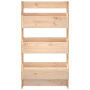 plantevæg 60x18,5x110 cm 3 niveauer massivt fyrretræ