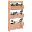 plantevæg 60x18,5x110 cm 3 niveauer massivt douglasgran