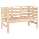 havebænk 111,5x53x71 cm massivt fyrretræ