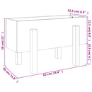 plantekasse 62x30x38 cm massivt fyrretræ