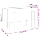 plantekasse 62x30x38 cm massivt douglasgran