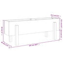 højbed 101x30x38 cm massivt fyrretræ hvid