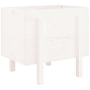 plantekasse 62x50x57 cm massivt fyrretræ hvid