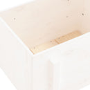 plantekasse 62x50x57 cm massivt fyrretræ hvid