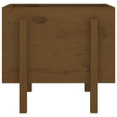 plantekasse 62x50x57 cm massivt fyrretræ gyldenbrun