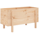 højbed 101x50x57 cm massivt fyrretræ