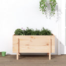 højbed 101x50x57 cm massivt fyrretræ