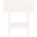 plantekasse 62x30x69 cm massivt fyrretræ hvid