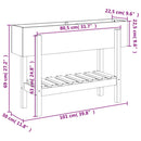 højbed 101x30x69 cm massivt douglasgran