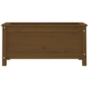 plantekasse 82,5x40x39 cm massivt fyrretræ gyldenbrun