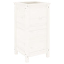 plantekasse 40x40x78 cm massivt fyrretræ hvid