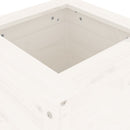 plantekasse 40x40x78 cm massivt fyrretræ hvid